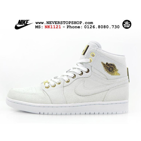 Nike Jordan 1 Pinnacle White 24K Gold