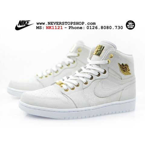 Nike Jordan 1 Pinnacle White 24K Gold