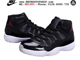 Giày Nike Jordan 11 72-10 Leather Black White nam nữ hàng chuẩn sfake replica 1:1 real chính hãng giá rẻ tốt nhất tại NeverStopShop.com HCM