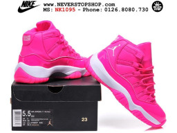 Giày Nike Jordan 11 Pink nam nữ hàng chuẩn sfake replica 1:1 real chính hãng giá rẻ tốt nhất tại NeverStopShop.com HCM