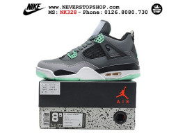 Giày Nike Jordan 4 Green Glow nam nữ hàng chuẩn sfake replica 1:1 real chính hãng giá rẻ tốt nhất tại NeverStopShop.com HCM