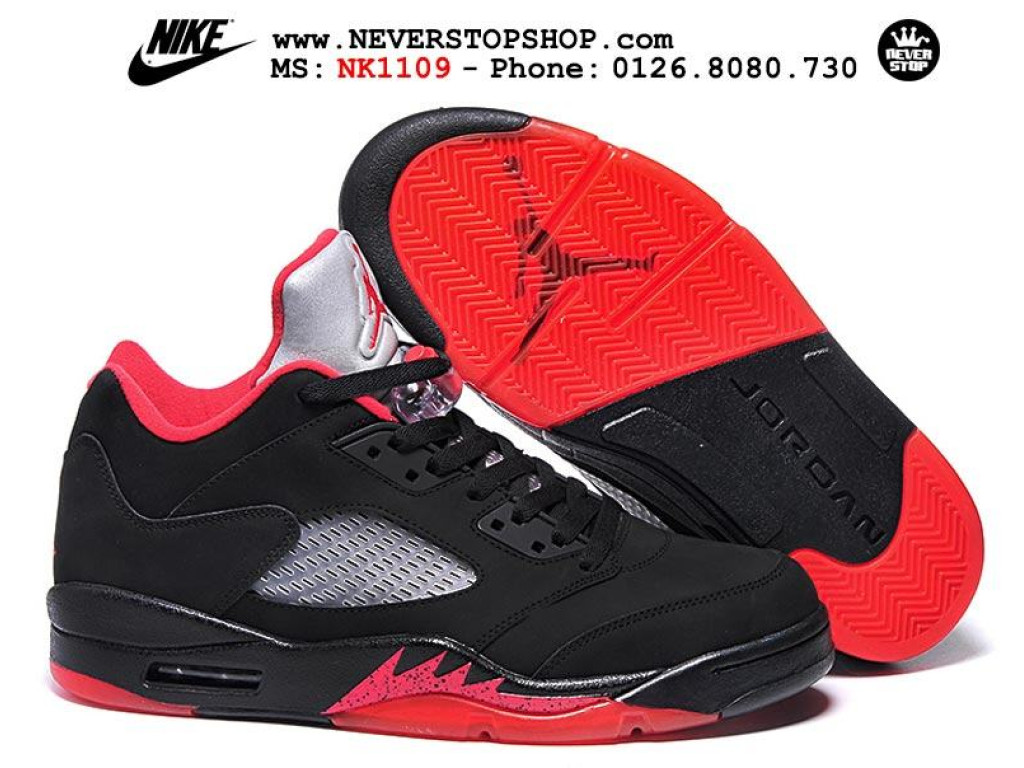 Giày Nike Jordan 5 Low Alternate nam nữ hàng chuẩn sfake replica 1:1 real chính hãng giá rẻ tốt nhất tại NeverStopShop.com HCM