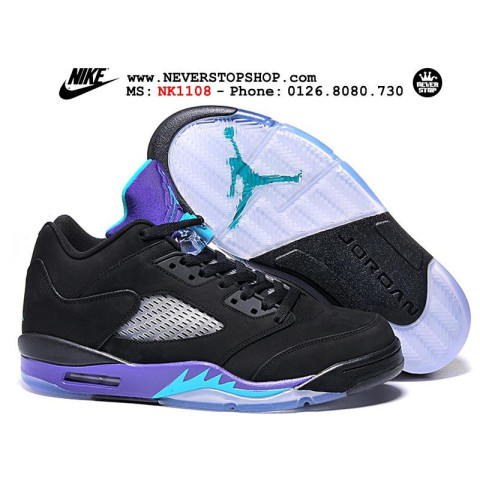 Nike Jordan 5 Low Black Purple