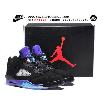 Nike Jordan 5 Low Black Purple