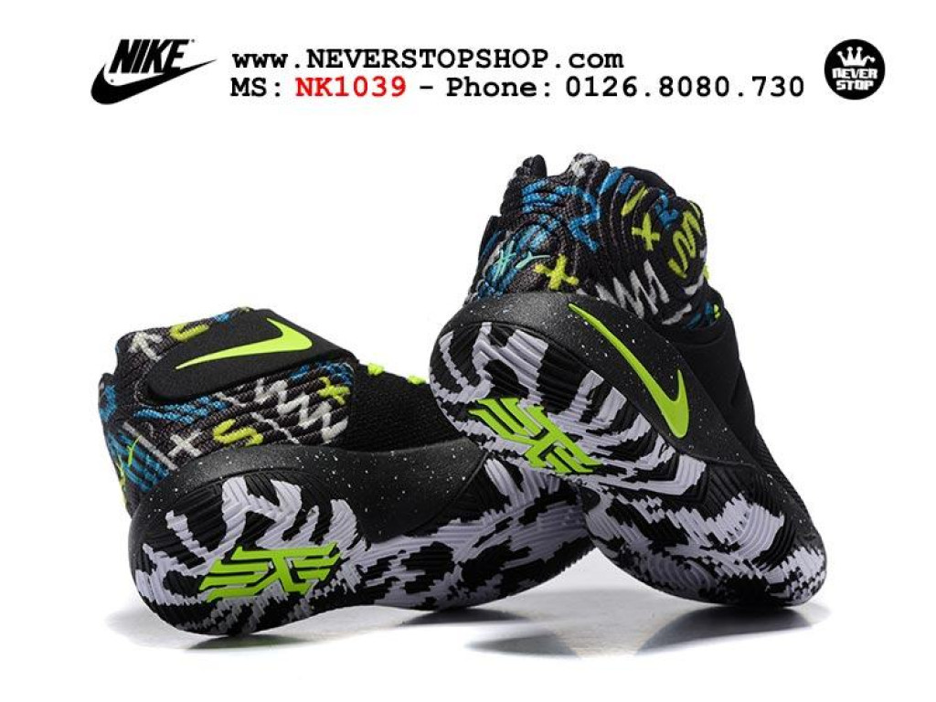 Giày Nike Kyrie 2 Black Graffiti nam nữ hàng chuẩn sfake replica 1:1 real chính hãng giá rẻ tốt nhất tại NeverStopShop.com HCM