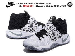 Giày Nike Kyrie 2 White Black nam nữ hàng chuẩn sfake replica 1:1 real chính hãng giá rẻ tốt nhất tại NeverStopShop.com HCM