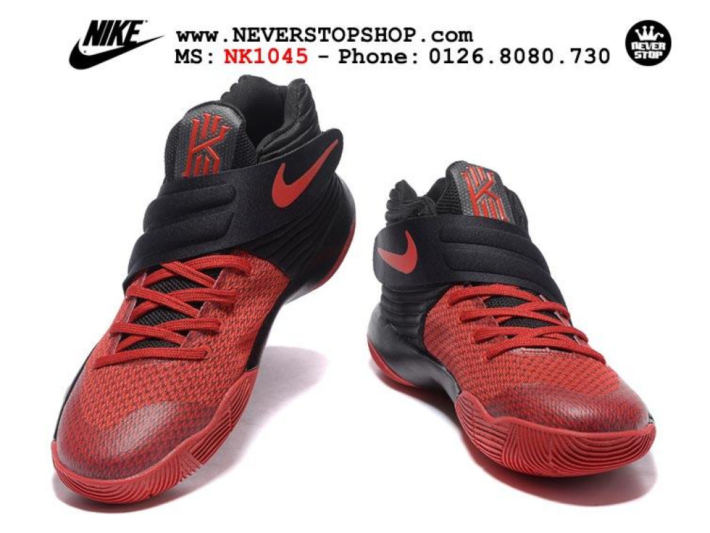 Giày Nike Kyrie 2 Black Red nam nữ hàng chuẩn sfake replica 1:1 real chính hãng giá rẻ tốt nhất tại NeverStopShop.com HCM