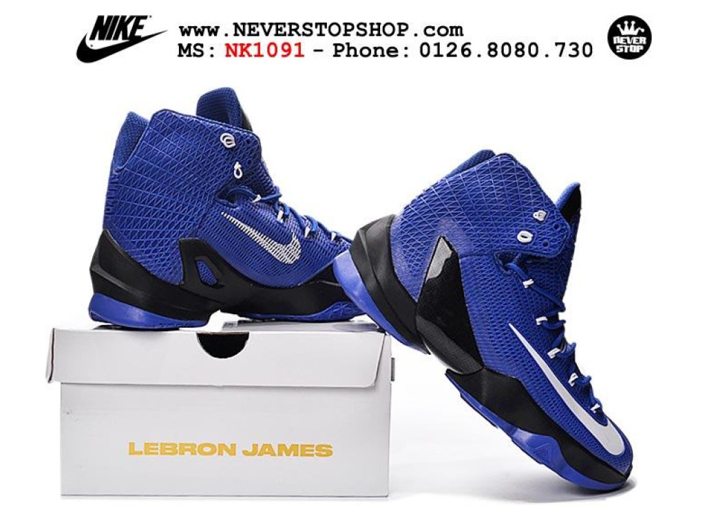 Giày Nike Lebron 13 Elite Blue nam nữ hàng chuẩn sfake replica 1:1 real chính hãng giá rẻ tốt nhất tại NeverStopShop.com HCM