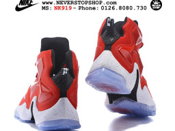 Giày Nike Lebron 13 Red White nam nữ hàng chuẩn sfake replica 1:1 real chính hãng giá rẻ tốt nhất tại NeverStopShop.com HCM