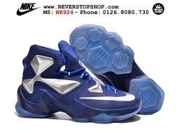 Giày Nike Lebron 13 Blue SIlver nam nữ hàng chuẩn sfake replica 1:1 real chính hãng giá rẻ tốt nhất tại NeverStopShop.com HCM