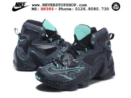 Giày Nike Lebron 13 Black Pattern nam nữ hàng chuẩn sfake replica 1:1 real chính hãng giá rẻ tốt nhất tại NeverStopShop.com HCM