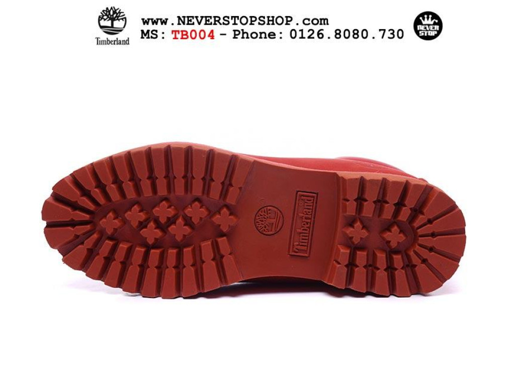 Giày Timberland Boot All Red nam nữ hàng chuẩn sfake replica 1:1 real chính hãng giá rẻ tốt nhất tại NeverStopShop.com HCM
