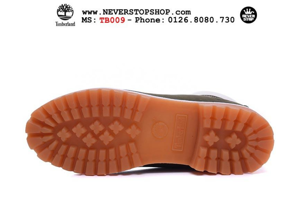 Giày Timberland Boot White Dark Green nam nữ hàng chuẩn sfake replica 1:1 real chính hãng giá rẻ tốt nhất tại NeverStopShop.com HCM