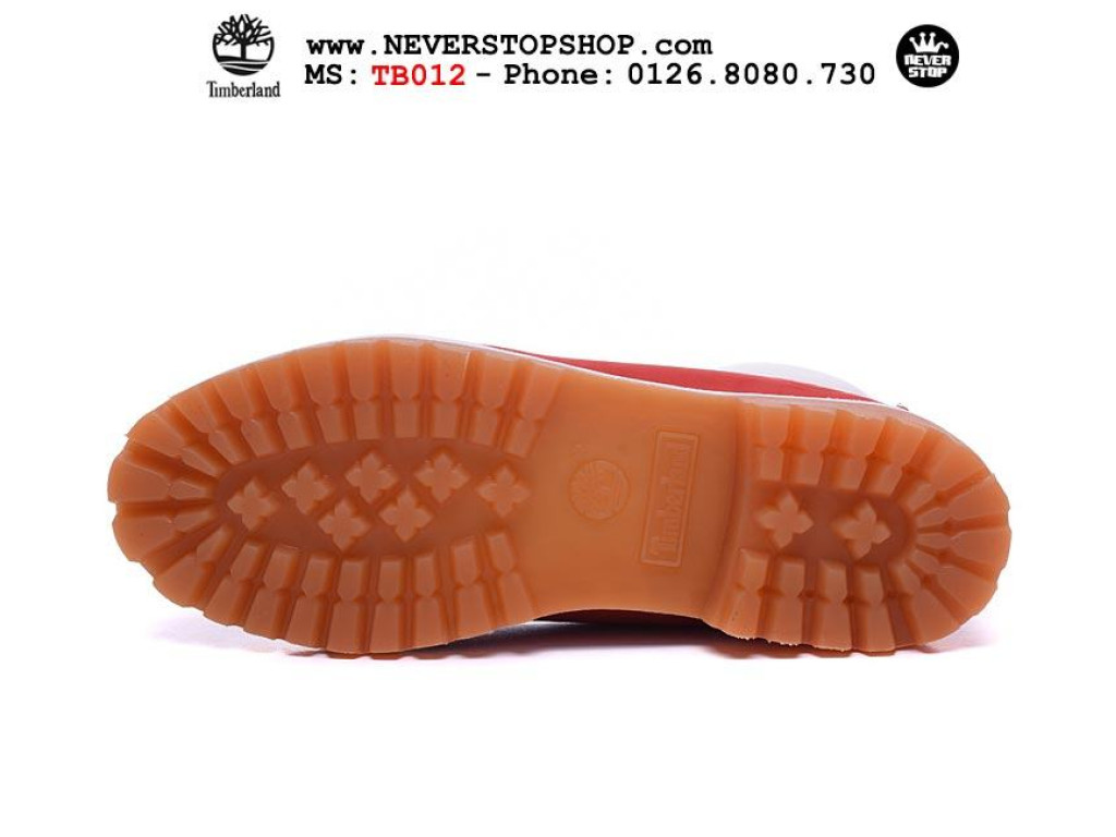 Giày Timberland Boot White Red nam nữ hàng chuẩn sfake replica 1:1 real chính hãng giá rẻ tốt nhất tại NeverStopShop.com HCM