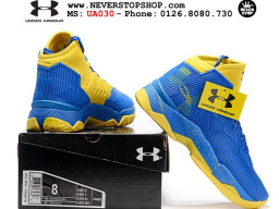 Giày Under Armour Curry 2.5 Blue Yellow nam nữ hàng chuẩn sfake replica 1:1 real chính hãng giá rẻ tốt nhất tại NeverStopShop.com HCM