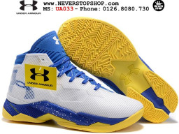 Giày Under Armour Curry 2.5 White Blue Yellow nam nữ hàng chuẩn sfake replica 1:1 real chính hãng giá rẻ tốt nhất tại NeverStopShop.com HCM