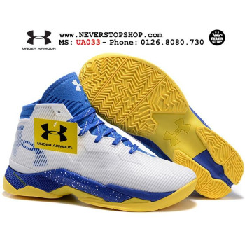 Under Armour Curry 2.5 White Blue Yellow
