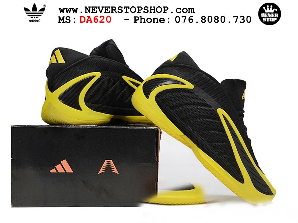 Giày bóng rổ cổ cao Adidas AE 2 Đen Vàng nam nữ hàng đẹp siêu cấp replica 1:1 như chính hãng real giá rẻ tại NeverStop Sneaker Shop HCM