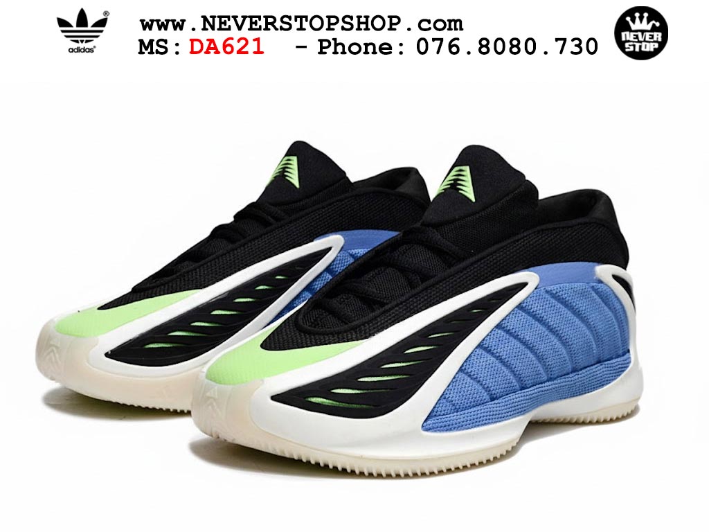 Giày bóng rổ cổ cao Adidas AE 2 Xanh Da Trời Đen nam nữ hàng đẹp siêu cấp replica 1:1 như chính hãng real giá rẻ tại NeverStop Sneaker Shop HCM
