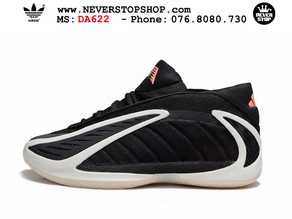 Giày bóng rổ cổ cao Adidas AE 2 Đen Trắng nam nữ hàng đẹp siêu cấp replica 1:1 như chính hãng real giá rẻ tại NeverStop Sneaker Shop HCM