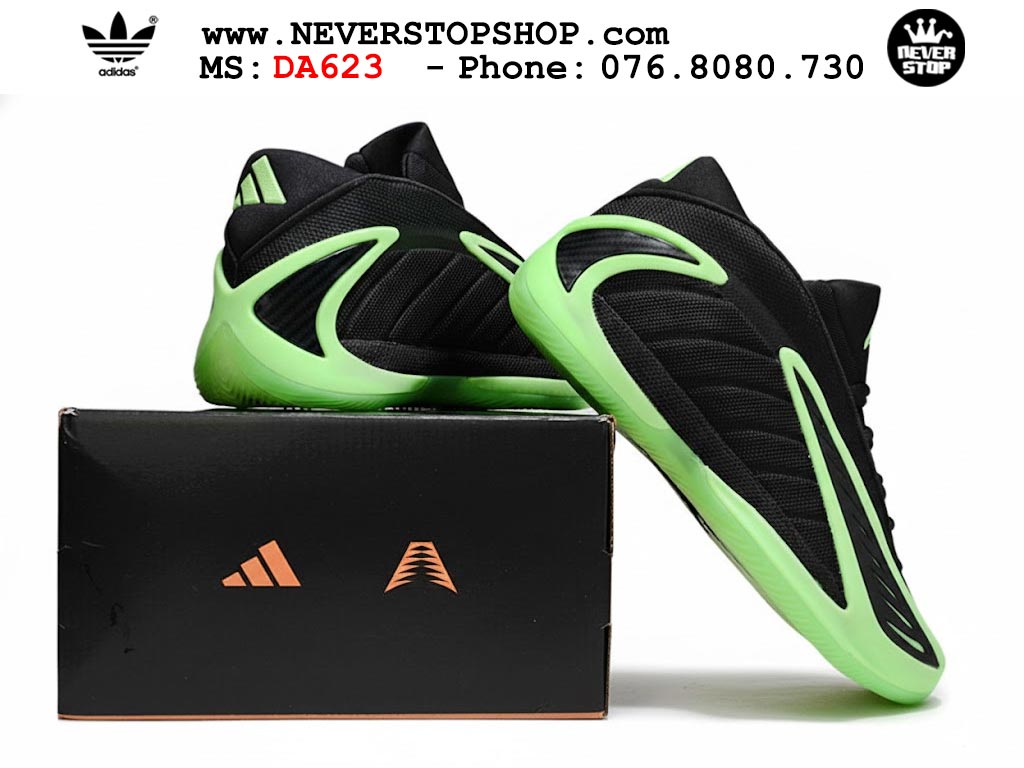 Giày bóng rổ cổ cao Adidas AE 2 Đen Xanh Lá nam nữ hàng đẹp siêu cấp replica 1:1 như chính hãng real giá rẻ tại NeverStop Sneaker Shop HCM
