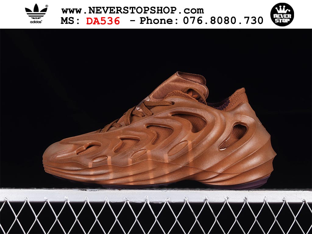 Giày thể thao Adidas AdiFOM Q Nâu nam nữ hàng đẹp sfake replica 1:1 như chính hãng real giá rẻ tại NeverStop Sneaker Shop HCM