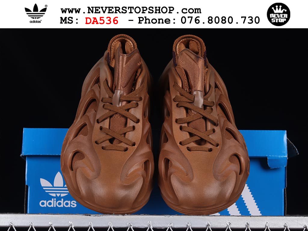 Giày thể thao Adidas AdiFOM Q Nâu nam nữ hàng đẹp sfake replica 1:1 như chính hãng real giá rẻ tại NeverStop Sneaker Shop HCM
