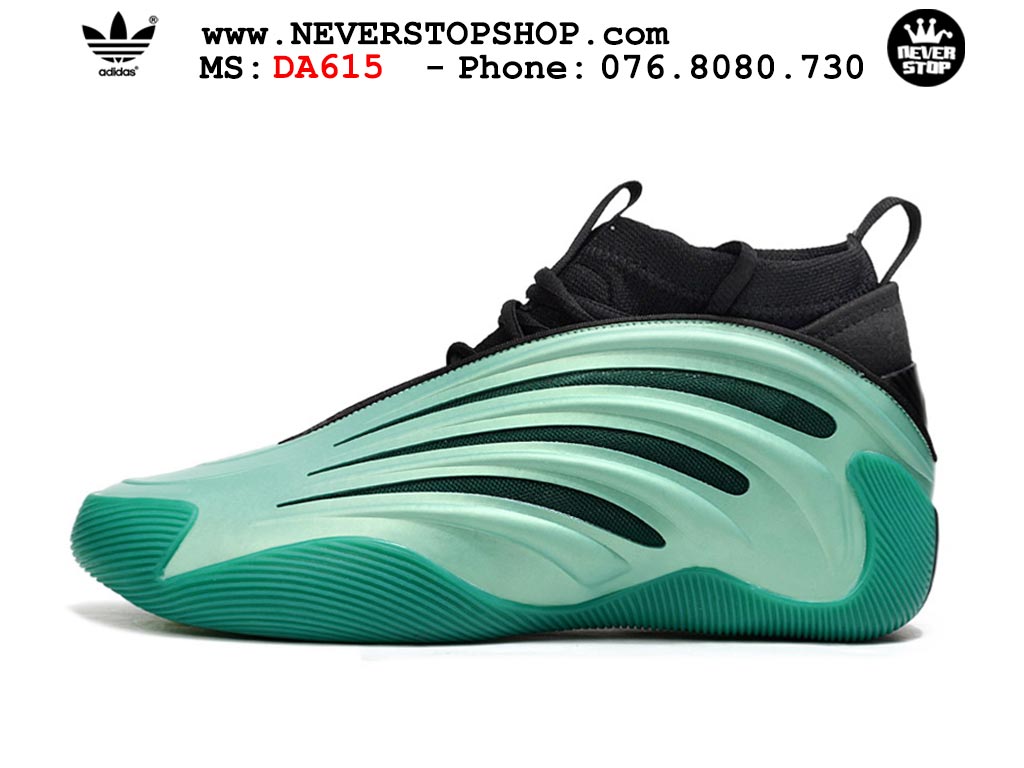 Giày thể thao bóng rổ Adidas Harden Vol 9 Xanh Ngọc Đen nam nữ hàng đẹp siêu cấp replica 1:1 như chính hãng real giá rẻ tại NeverStop Sneaker Shop HCM