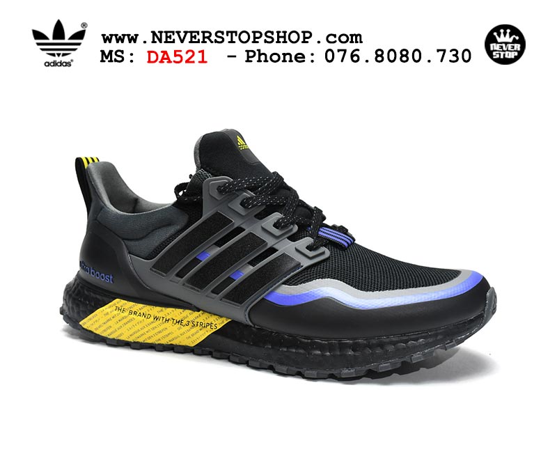 Giày chạy bộ Adidas Ultra Boost 4.0 Đen Tím Vàng nam nữ hàng đẹp sfake replica 1:1 giá rẻ tại NeverStop Sneaker Shop Quận 3 HCM