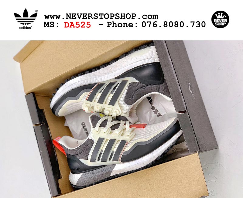 Giày chạy bộ Adidas Ultra Boost 4.0 Đen Trắng Đỏ nam nữ hàng đẹp sfake replica 1:1 giá rẻ tại NeverStop Sneaker Shop Quận 3 HCM