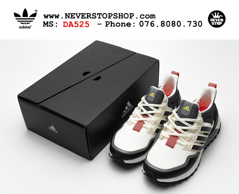 Giày chạy bộ Adidas Ultra Boost 4.0 Đen Trắng Đỏ nam nữ hàng đẹp sfake replica 1:1 giá rẻ tại NeverStop Sneaker Shop Quận 3 HCM