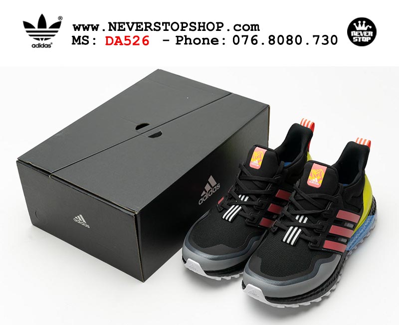 Giày chạy bộ Adidas Ultra Boost 4.0 Đen Vàng Đỏ Xanh nam nữ hàng đẹp sfake replica 1:1 giá rẻ tại NeverStop Sneaker Shop Quận 3 HCM