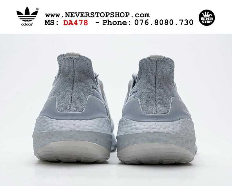 Giày chạy bộ Adidas Ultra Boost 7.0 Xám  Full nam nữ hàng đẹp sfake replica 1:1 giá rẻ tại NeverStop Sneaker Shop Quận 3 HCM