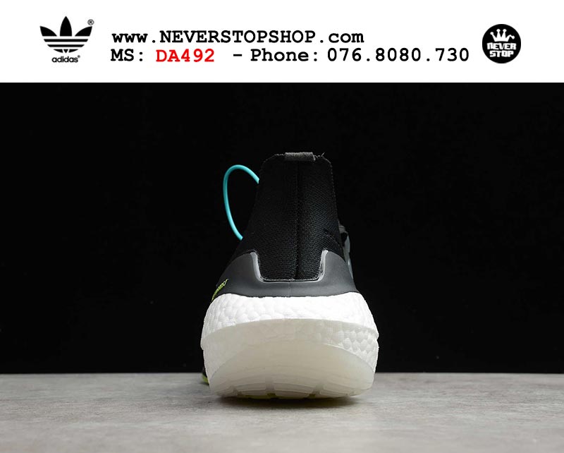 Giày chạy bộ Adidas Ultra Boost 7.0 Đen Trắng Xám nam nữ hàng đẹp sfake replica 1:1 giá rẻ tại NeverStop Sneaker Shop Quận 3 HCM