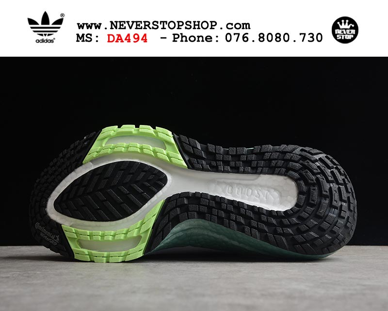 Giày chạy bộ Adidas Ultra Boost 7.0 Đen Trắng Xanh nam nữ hàng đẹp sfake replica 1:1 giá rẻ tại NeverStop Sneaker Shop Quận 3 HCM