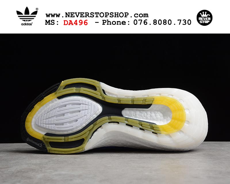 Giày chạy bộ Adidas Ultra Boost 7.0 Xanh Vàng nam nữ hàng đẹp sfake replica 1:1 giá rẻ tại NeverStop Sneaker Shop Quận 3 HCM