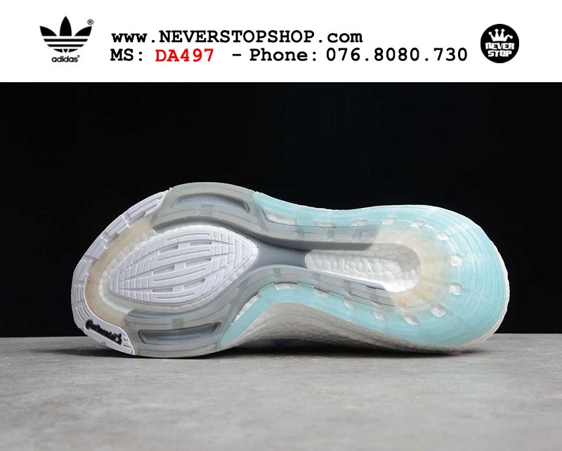 Giày chạy bộ Adidas Ultra Boost 7.0 Xanh Da Trời nam nữ hàng đẹp sfake replica 1:1 giá rẻ tại NeverStop Sneaker Shop Quận 3 HCM