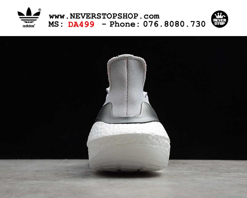 Giày chạy bộ Adidas Ultra Boost 7.0 Xám Cam Đen nam nữ hàng đẹp sfake replica 1:1 giá rẻ tại NeverStop Sneaker Shop Quận 3 HCM