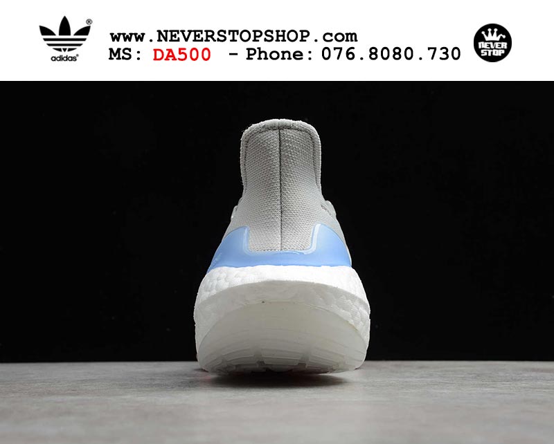 Giày chạy bộ Adidas Ultra Boost 7.0 Xám Cam Xanh nam nữ hàng đẹp sfake replica 1:1 giá rẻ tại NeverStop Sneaker Shop Quận 3 HCM