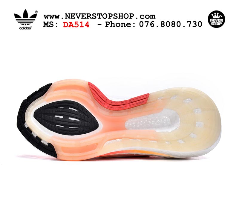 Giày chạy bộ Adidas Ultra Boost 7.0 Hồng Xám nam nữ hàng đẹp sfake replica 1:1 giá rẻ tại NeverStop Sneaker Shop Quận 3 HCM