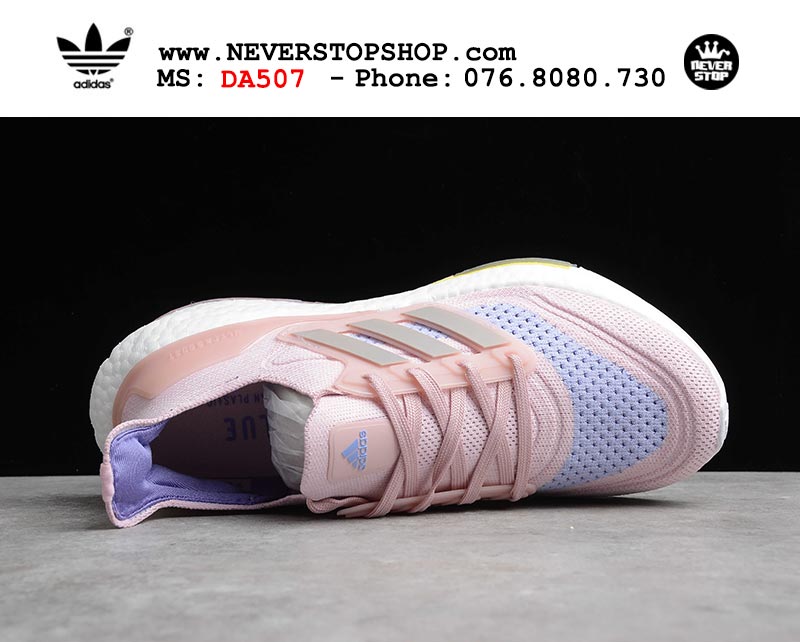 Giày chạy bộ Adidas Ultra Boost 7.0 Tím Hồng nam nữ hàng đẹp sfake replica 1:1 giá rẻ tại NeverStop Sneaker Shop Quận 3 HCM