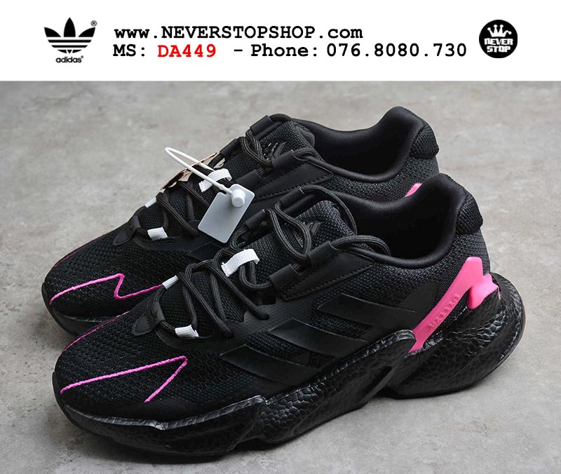 Giày chạy bộ Adidas Boost X9000L4 V2 Đen Hồng nam nữ hàng đẹp sfake replica 1:1 giá rẻ tại NeverStop Sneaker Shop Quận 3 HCM