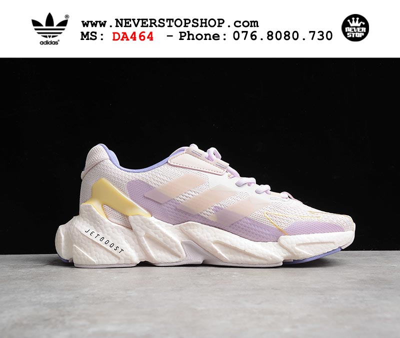 Giày chạy bộ Adidas Boost X9000L4 V2 Xám Tím Vàng nam nữ hàng đẹp sfake replica 1:1 giá rẻ tại NeverStop Sneaker Shop Quận 3 HCM