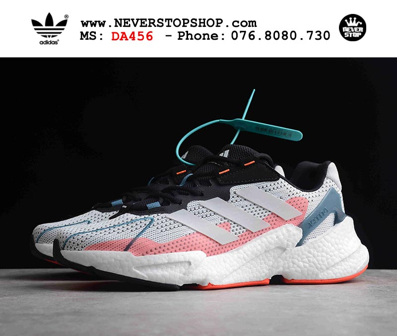 Giày chạy bộ Adidas Boost X9000L4 V2 Xám Xanh Đỏ nam nữ hàng đẹp sfake replica 1:1 giá rẻ tại NeverStop Sneaker Shop Quận 3 HCM