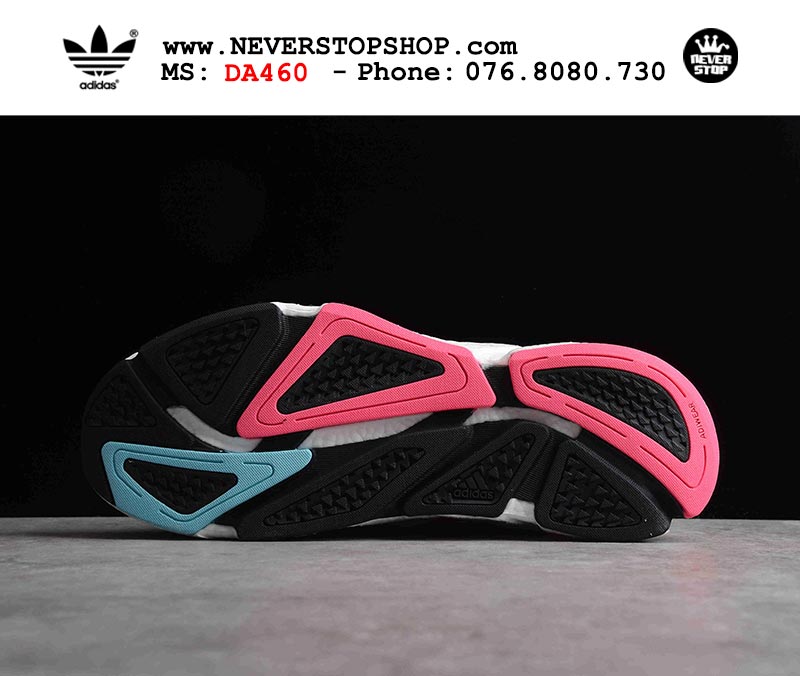 Giày chạy bộ Adidas Boost X9000L4 V2 Trắng Xanh Hồng nam nữ hàng đẹp sfake replica 1:1 giá rẻ tại NeverStop Sneaker Shop Quận 3 HCM
