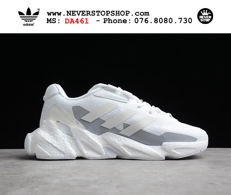 Giày chạy bộ Adidas Boost X9000L4 V2 Trắng Xám nam nữ hàng đẹp sfake replica 1:1 giá rẻ tại NeverStop Sneaker Shop Quận 3 HCM