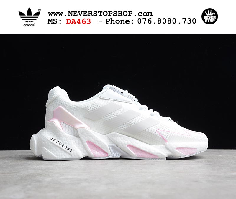 Giày chạy bộ Adidas Boost X9000L4 V2 Trắng Hồng nam nữ hàng đẹp sfake replica 1:1 giá rẻ tại NeverStop Sneaker Shop Quận 3 HCM