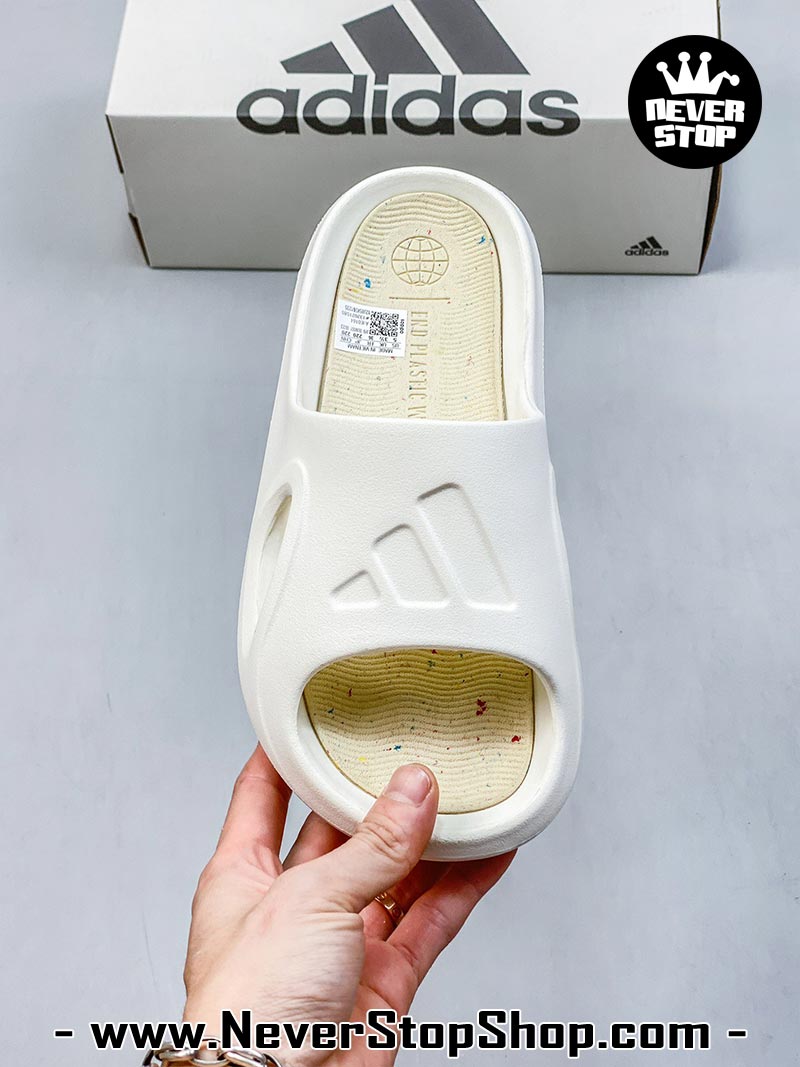 Dép nam nữ Adidas Adicane Slides Trắng hàng đẹp chuẩn siêu cấp sfake rep 1:1 như chính hãng real giá rẻ tại NeverStop Sneaker Shop HCM