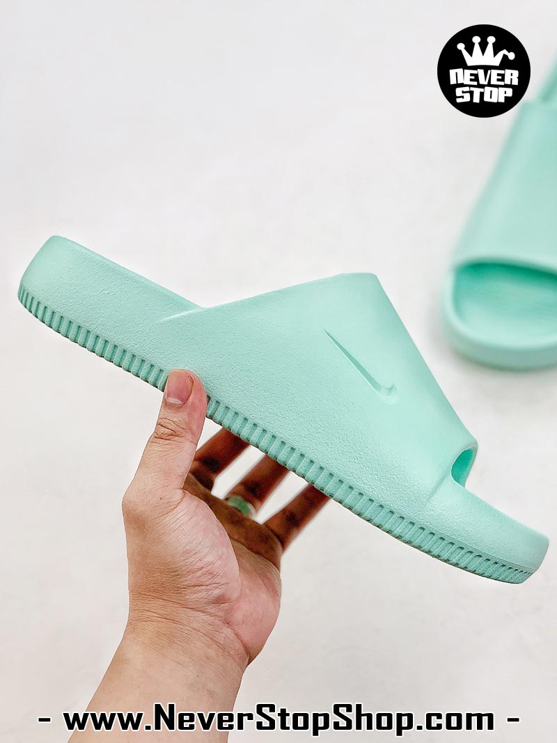 Dép nam nữ Nike Calm Slides Xanh hàng đẹp chuẩn siêu cấp sfake rep 1:1 như chính hãng real giá rẻ tại NeverStop Sneaker Shop HCM