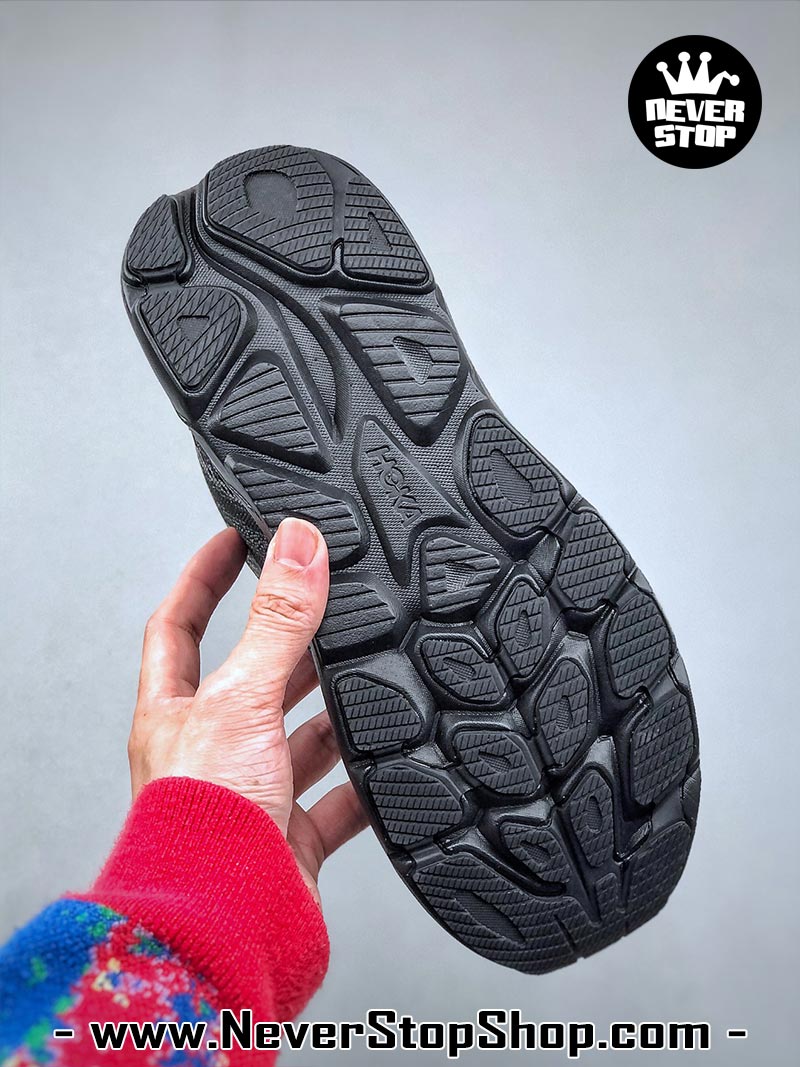 Giày chạy bộ nam nữ HOKA CLIFTON 10 ALL BLACK siêu nhẹ êm chân hàng chuẩn replica 1:1 siêu cấp, giá rẻ tốt nhất quận 3 HCM tại NeverStop Sneaker Shop” longdesc=